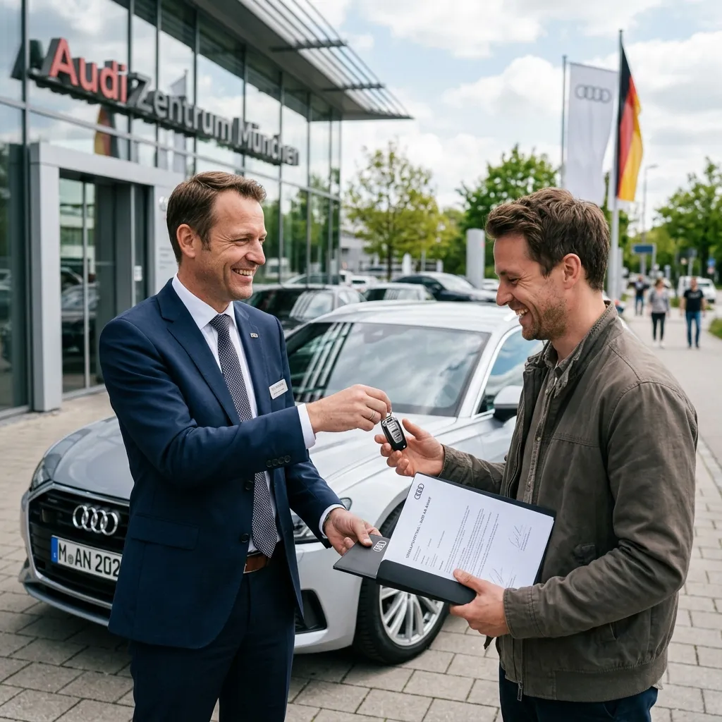 Autoankauf Ablauf und Handschlag
